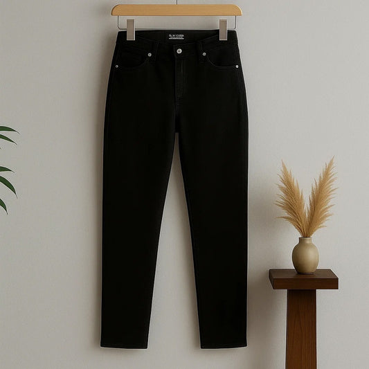 Trendy Women's High Waisted Bell Bottom Jeans