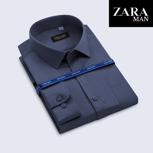 Men's Full Sleeves Pure Cotton Shirt – Formal & Casual All Season Wear | Stylish Dress Shirt for Men