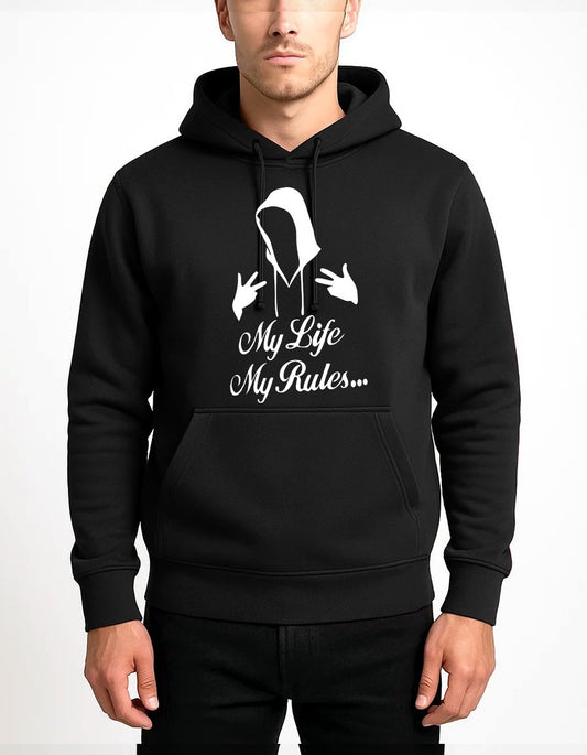 Men's Classic PRINT Hoodie with Kangaroo Pocket