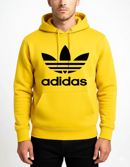 Men's Classic ADIDAS PRINT Hoodie with Kangaroo Pocket