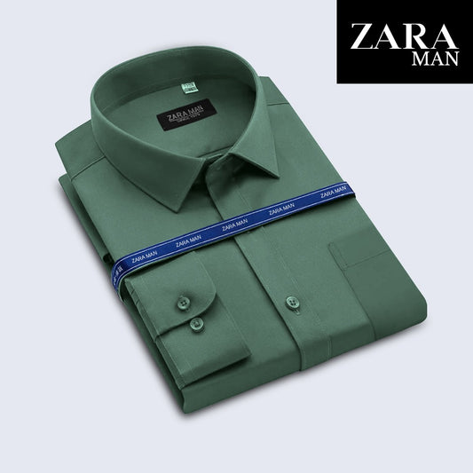 Men's Full Sleeves Pure Cotton Shirt – Formal & Casual All Season Wear | Stylish Dress Shirt for Men