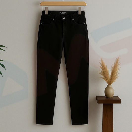 Men’s BLACK Slim Fit Jeans | Classic & Stylish Denim Pants for Casual, Office & Party Wear
