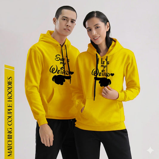pack of 2 couple hoodie   Pullover Hoodie with Kangaroo Pocket